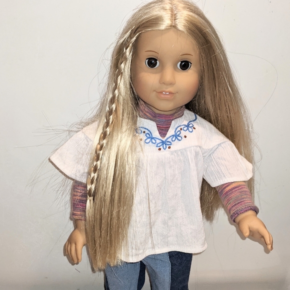 American Girl Toys American Girl Doll Julie In Classic Meet Outfit